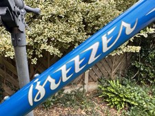 1997 Breezer Storm 7005 Aluminium Bicycle Frame Medium Blue/White Frame Only