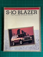 CHEVROLET S - 10 BLAZER SALES BROCHURE   1991