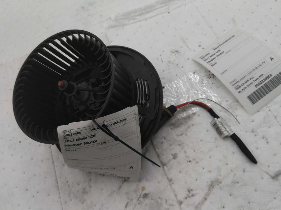 Motor soplador HVAC usado se adapta a: BMW 328I grado A 2011 Foto 2 de 4