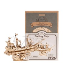Sailing Ship 3D Wood Puzzle