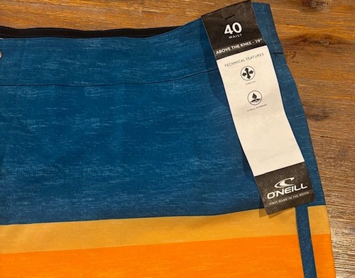 Mens size 40 boardies boardshort board shorts Colourful O'NEILL brand - NEW - Picture 3 of 4