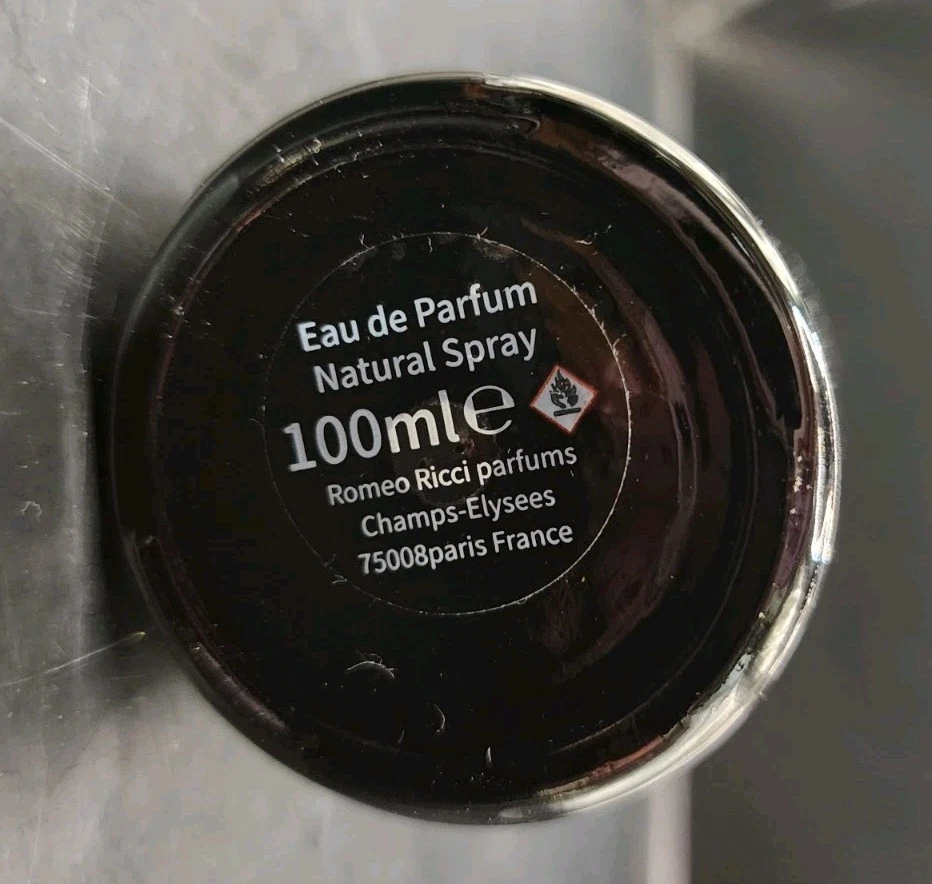 Romeo Ricci Francia Etiqueta Platino Hombre Eau De Parfum Perfume Botella 100 ml Nuevo Foto 2 de 2