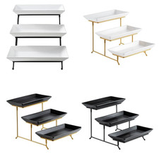 Vencier 3-Tier Serving Platter Dessert Cake Display Stand Party Tray Set Buffet!