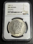 1903-P Morgan Silver Dollar NGC UNC DETAILS Cleaned