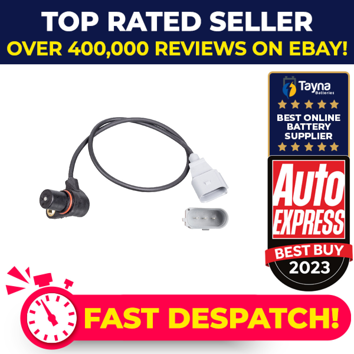 RPM / Crankshaft Sensor fits AUDI S3 8L1 1.8 99 to 02 06A906433C 6A906433C Febi