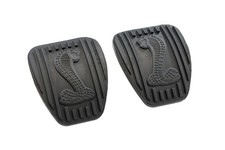 1994-2004 Ford Mustang Svt Clutch Brake Pedal Rubber Pads W Cobra Snake Logo