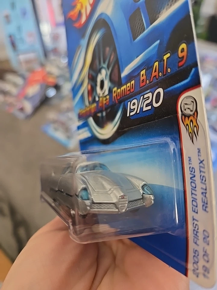 Hot Wheels 2005 First Editions 19/20 Silver Prototipo Alfa Romeo B.A.T. 9 Car #0 - Image 4 of 4