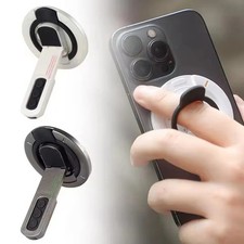 Dual-Sided Magnetic Portable Multi-Function Phone Ring Holder 360 Rotating Des