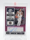 JULIAN STRAWTHER 2023-24 CONTENDERS OPTIC ROOKIE TICKET PINK FOTL /13 AUTO Q4390