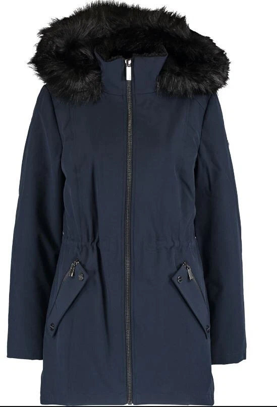 DKNY WINTER DKNY Mujer Piel Sintética Borde Con Capucha Resistente al Agua Anorak Poliéster Foto 4 de 4