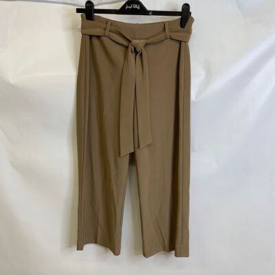 JOSEPH RIBKOFF Tiger's Eye Pull-On Culotte Pants Style Women's Size 8