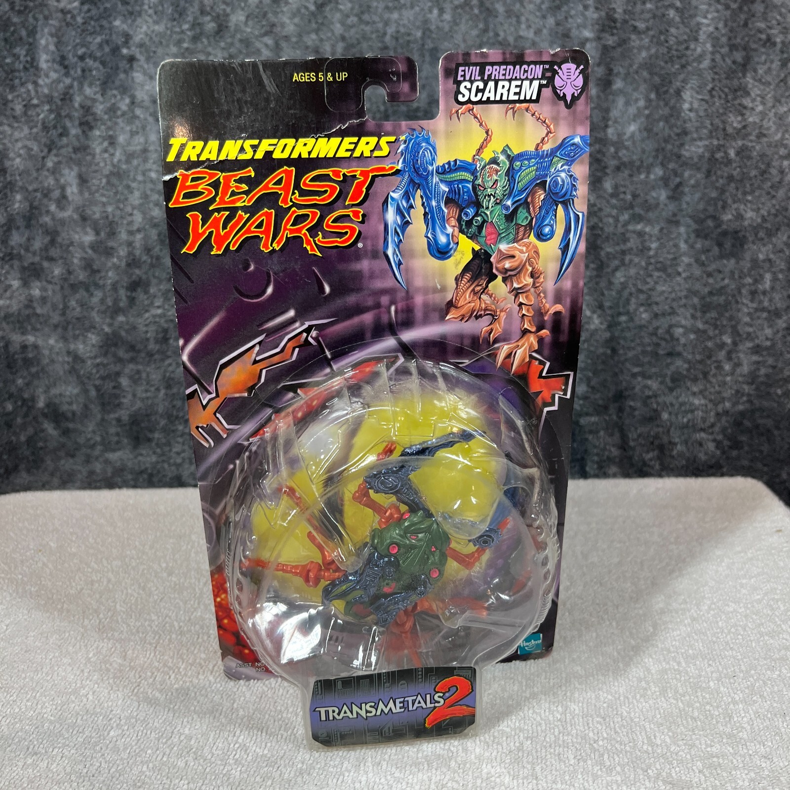 Transformers Beast Wars Transmetals 2 Action Figure Scarem New 1999 Sealed