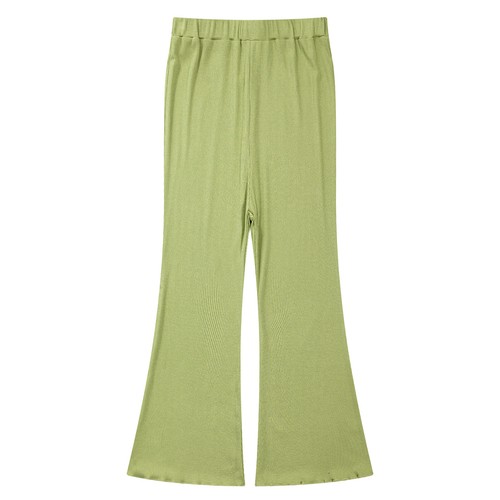 Kids Girls Pants Tummy Sweatpants Athletic Trousers Training Bell Bottoms Flare - Picture 14 of 43