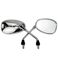 Mirrors Pair Chrome Fits Suzuki GT750 1972-1977