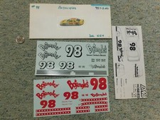 DNL decals 1/24 1/25 98 Bojangles Derrike Cope T-Bird L100