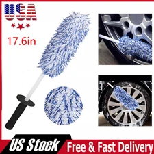 Car Wheel Brush Rims Tire Seat Wash Engine Cleaning Kit Auto Detailing Tool ✅