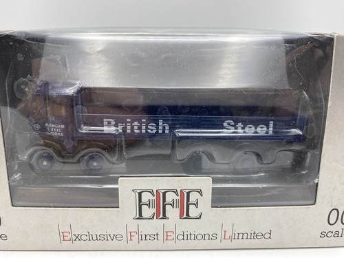 Exclusive First Editions #10801, AEC Mammoth 4 Axle Dropside, "British Steel" - Picture 2 of 6