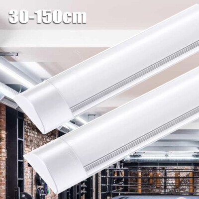 LED Feuchtraumleuchte Wannenleuchte Werkstattlampe Keller Büro 60/90/120/150cm
