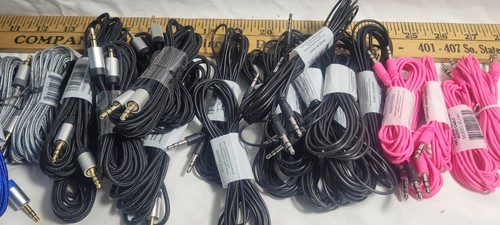 25+ AUXILIARY 3.5mm Cable Male to Male Car Audio Cord For Headphones/Car/Speaker - Picture 4 of 13