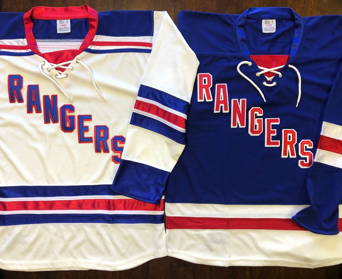Custom rangers hockey jersey hotsell