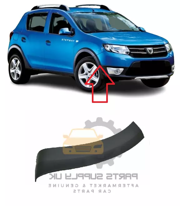 NEW FOR DACIA SANDERO STEPWAY 17 20 FRONT BUMPER SIDE MOLDING