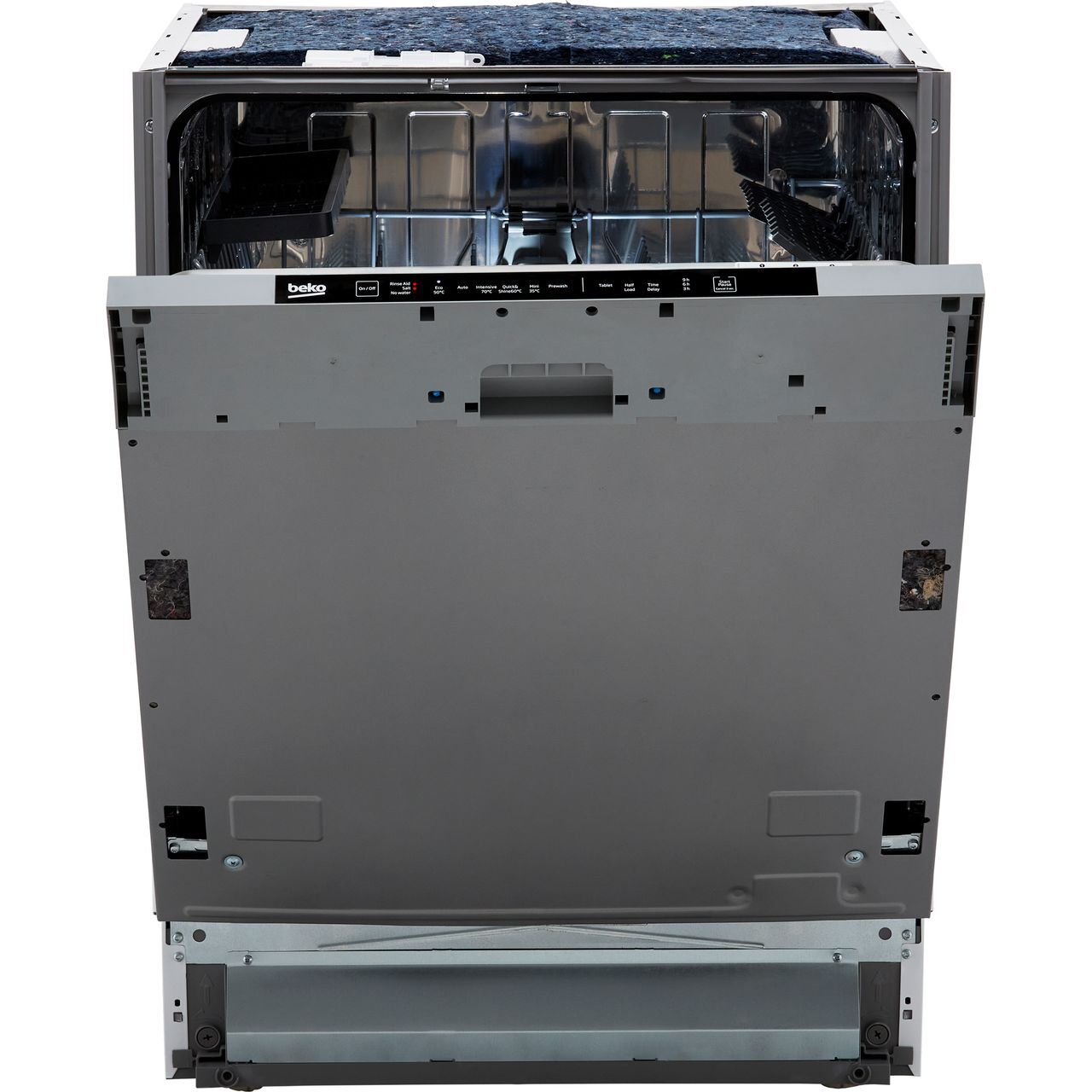 Beko DIN16430 Full Size Dishwasher Built In Silver / Black