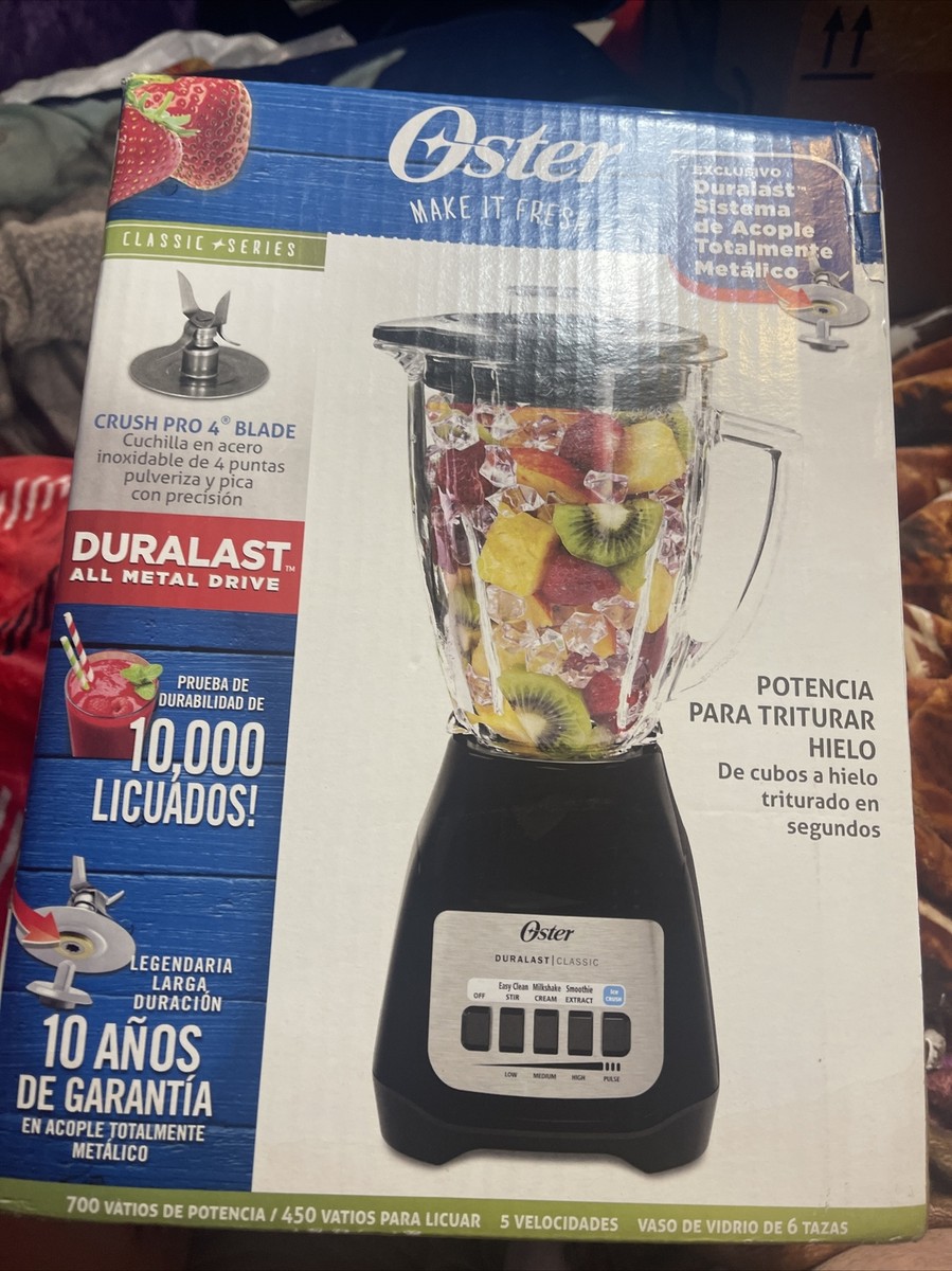Oster Classic Series 8 sp. Blender, 700 Watt, 4 blades, all