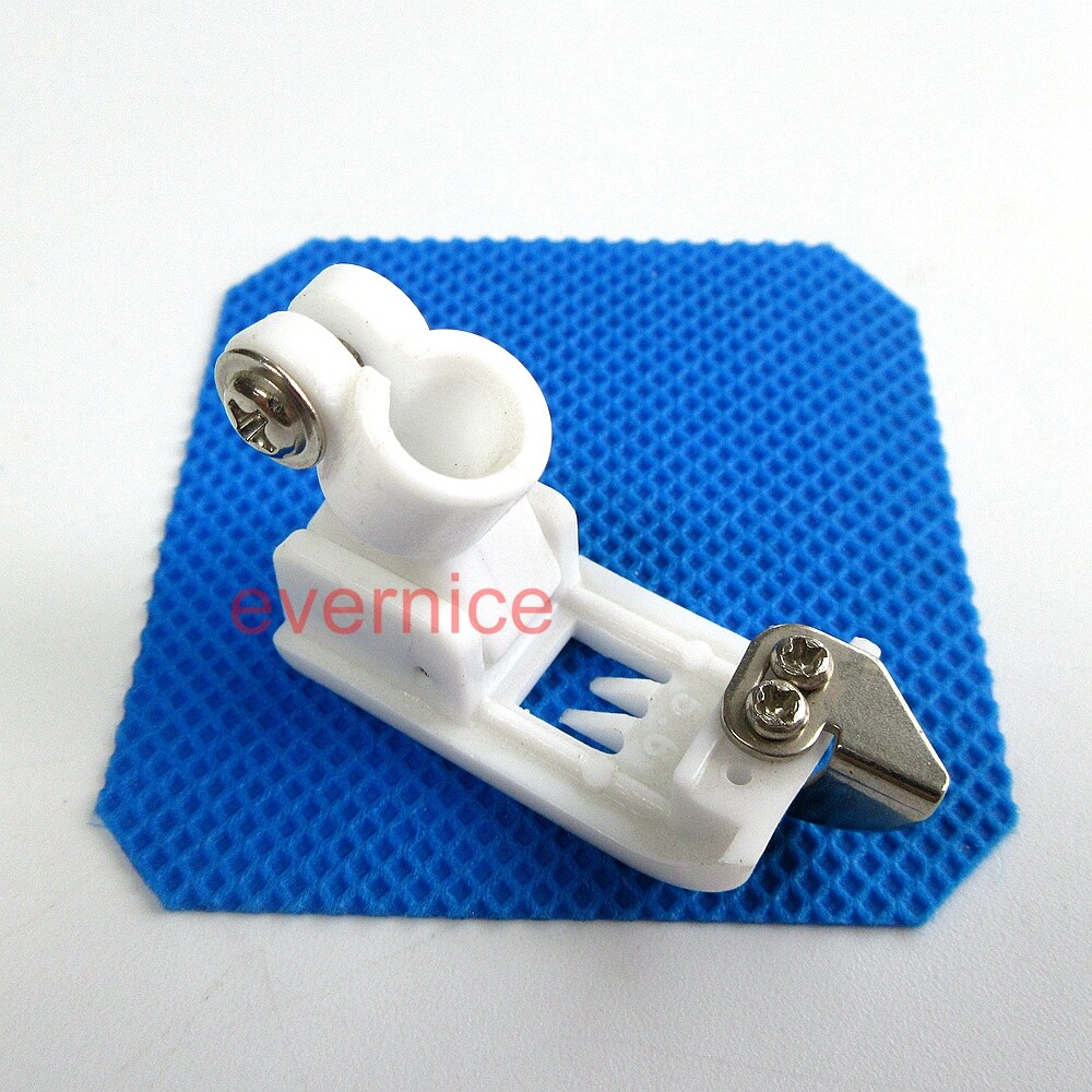 Non-Stick Teflon Press Foot 3 Position Guide For Industrial Coverstitch Machine