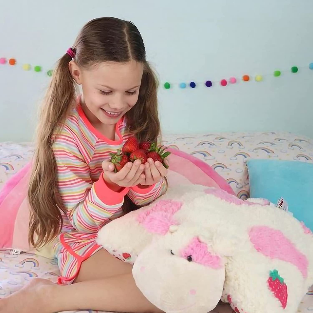 strawberry shortcake cow pillow pet