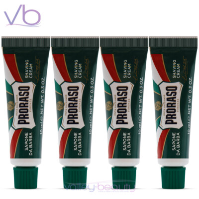 PRORASO Green Pre Shave & Post Shave Cream | Eucalyptus and Menthol, SET of 4