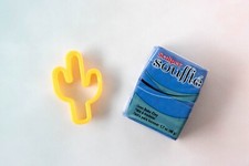 5cm Cactus Small 3D Cookie Cutter - Baking / Polymer Clay Tool