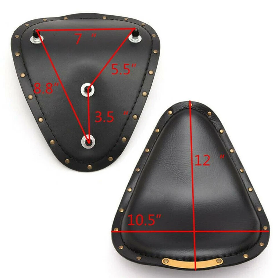 Kit de base de resorte de asientos de conductor individuales negros/marrones para Indian Scout Bobber Sixty 60 Foto 2 de 4