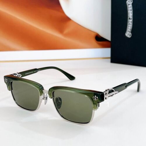 Full Box Chrome Hearts Glasses Green Lens Unisex New 2025