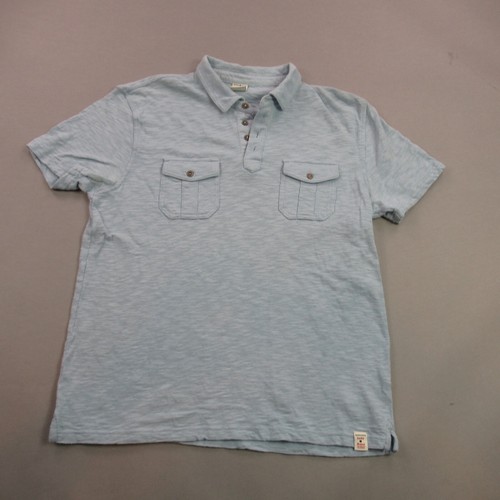 Lucky Brand Shirt Mens Large Golf Short Sleeve Lightweight Pockets Los