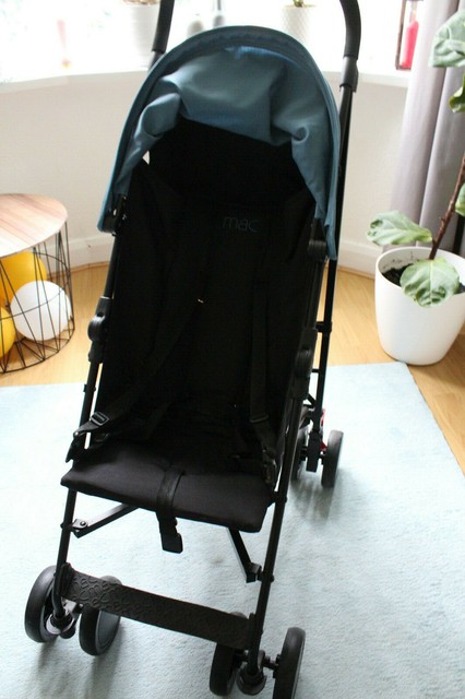 mac by maclaren black & bluebird m2 pushchair