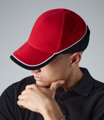 Beechfield Teamwear Competition Cap 5 Panel Rip-Strip Größenversteller