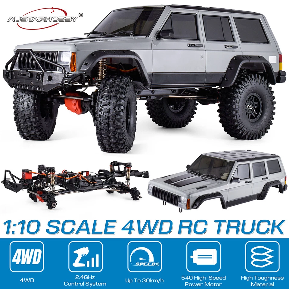 AUSTARHOBBY AX-8509 1/10 Cherokee 4WD 2.4G RC Crawler CAR Climbing Truck Toys - Image 3 of 4
