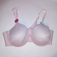 Vanity Fair Bra Cream Smooth Lightly Lined Solid New