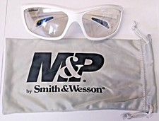 Smith  Wesson SW103-90 White Full Frame / IO Lens Shooting Glasses