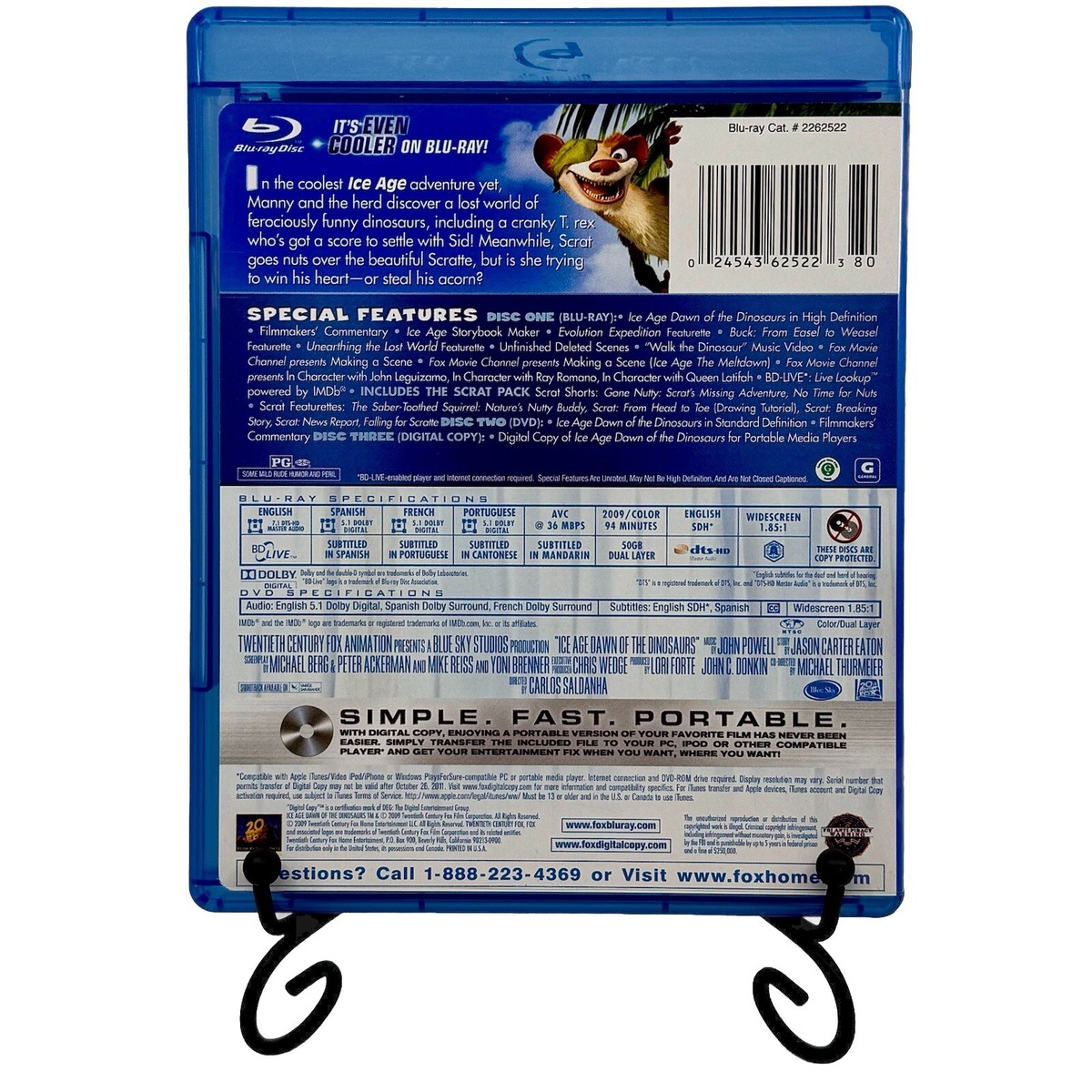 Ice Age: Dawn of the Dinosaurs [Blu-ray Digital Disc Combo] 2009