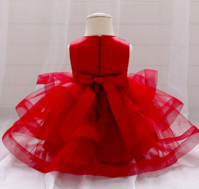 open lace back dress Girls & Babies Back Popper Dress