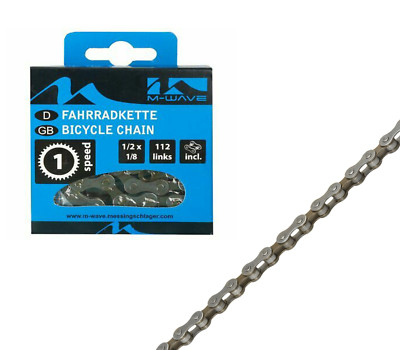 KMC Kette 1/2 x 1/8'' Single Speed Bike 112 Links BMX Retro Old School Sturmey