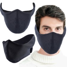 Winter Cold Weather Face Mask Ski Half Face Cover Windproof Thermal Fleece Masks
