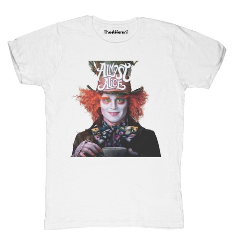 T-Shirt Donna In Cotone Fiammato Con Stampa Coniglio E Cappello – Idea Regalo Simpatica - 2