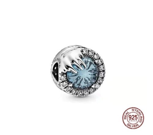 Charm Perlenarmband 925 Silber Ozeanblau Charm Perle Frauen zum Selbermachen Schmuck - Bild 8 von 18
