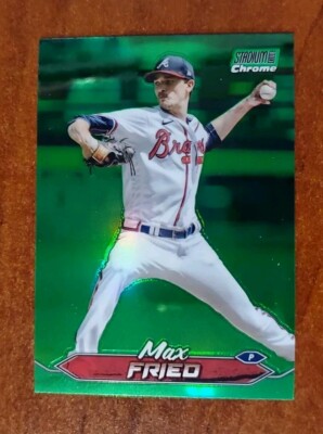 2024 Topps Stadium Club Chrome Max Fried GREEN REFRACTOR 2024 Topps Stadium Club Chrome Max Fried GREEN REFRACTOR