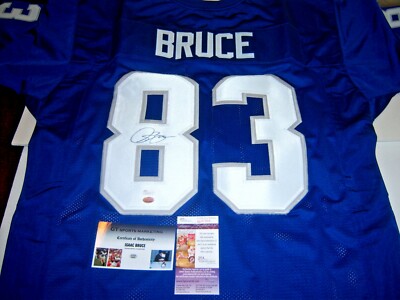ISAAC BRUCE MEMPHIS TIGERS,RAMS,HOF LAST ONE JSA/COA SIGNED JERSEY
