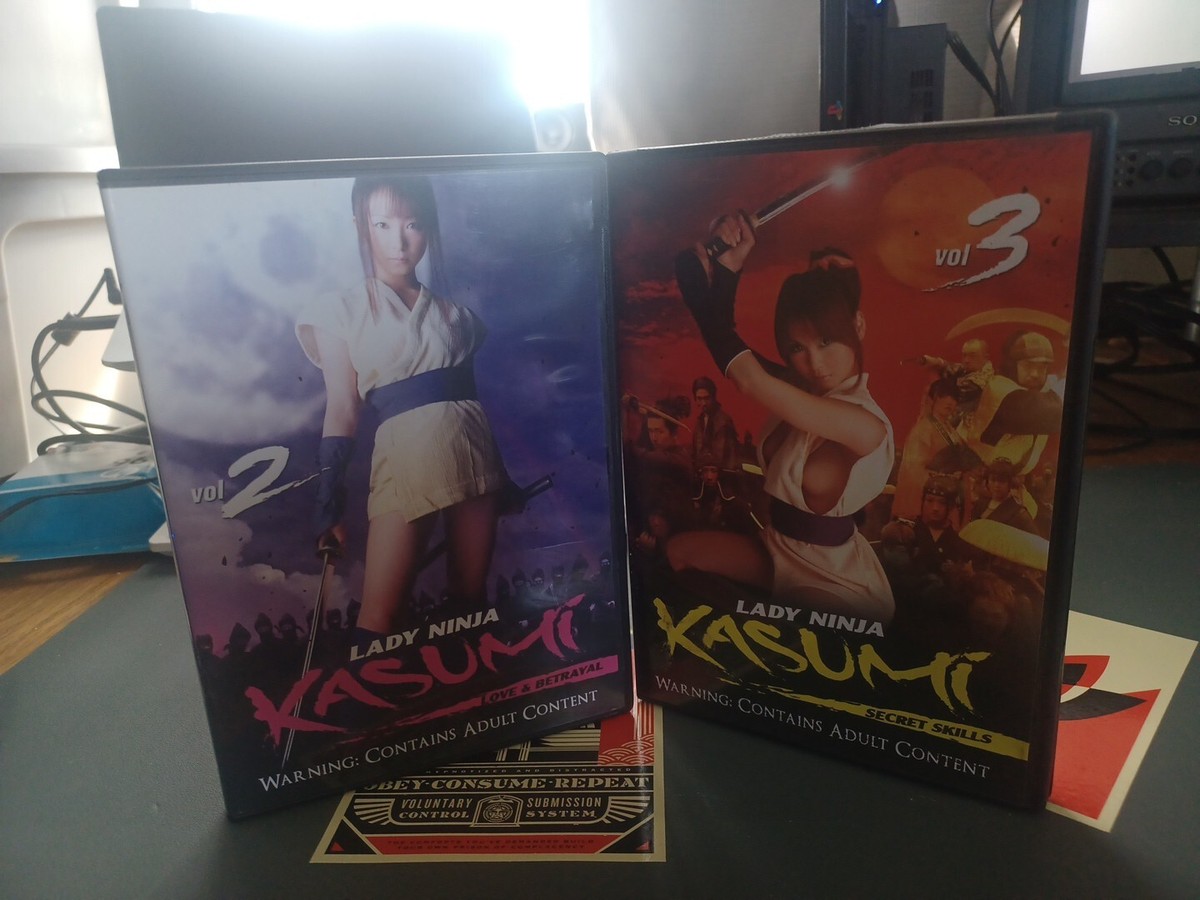 Lady Ninja Kasumi - Vol. 2 And 3 - DVD Love & Betrayal Secret
