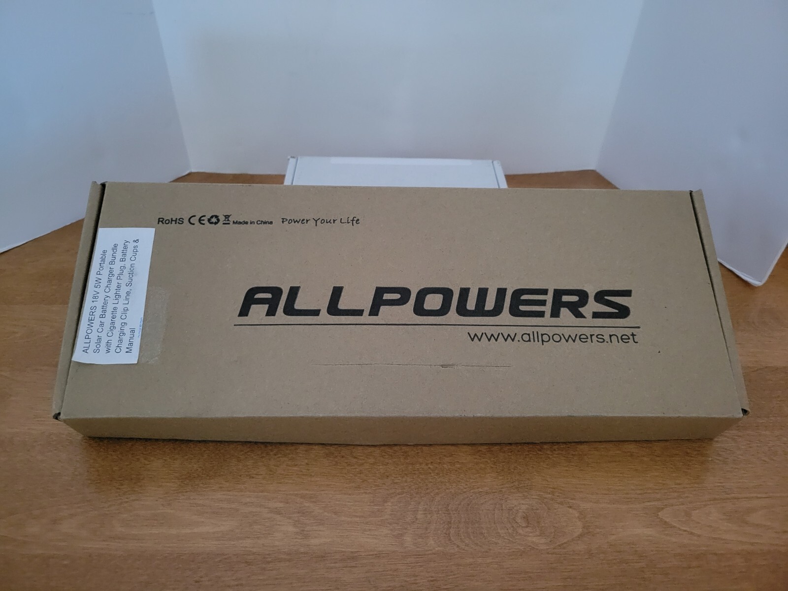 Allpowers 18V 5W Portable Solar Car Battery Charger Bundle B
