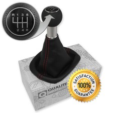 OEM SCHALTKNAUF SCHALTSACK SCHALTMANSCHETTE FÜR VW PASSAT 3B B5 96-05 6 GANG ROT